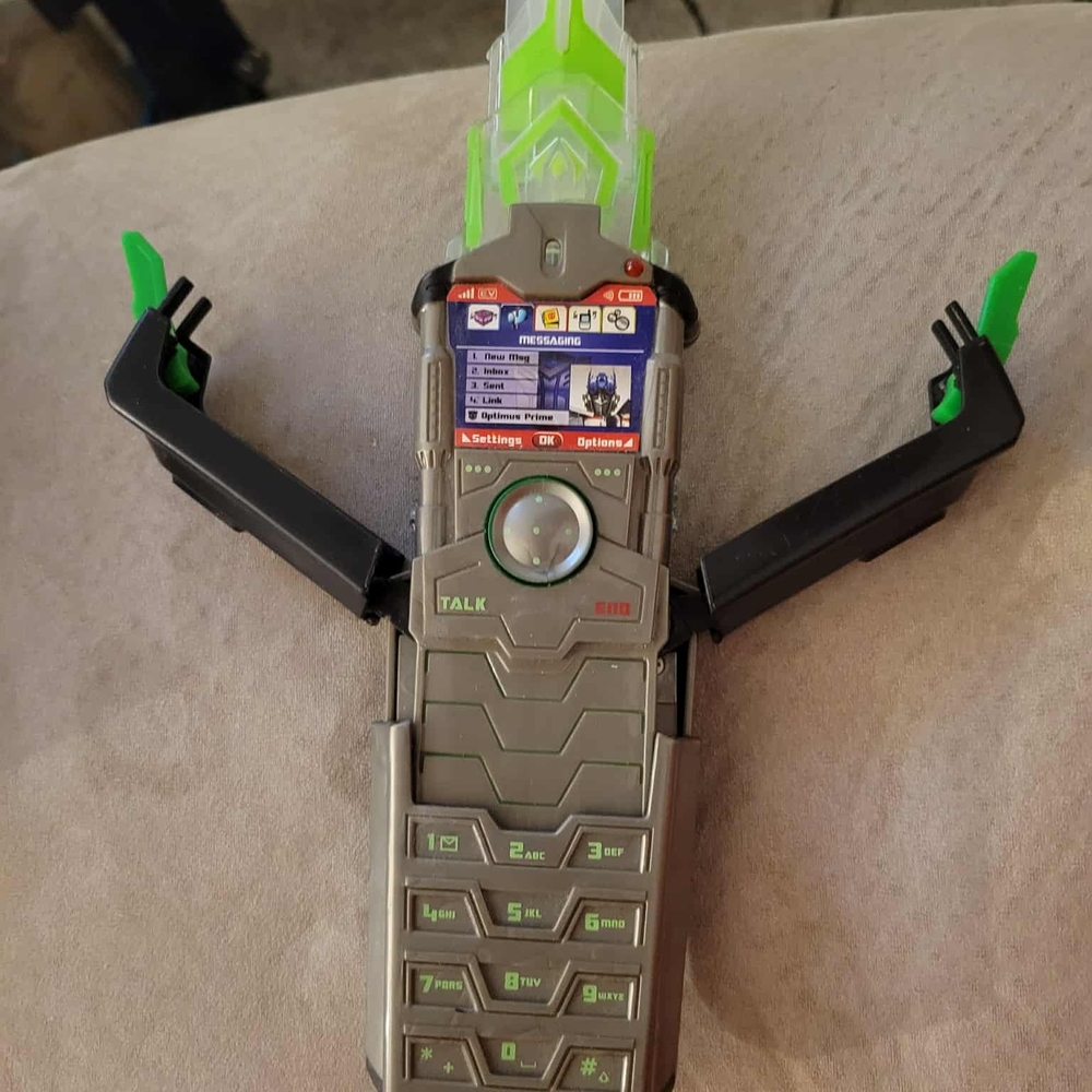 Hasbro Green and Gray Electronic Toy Phone